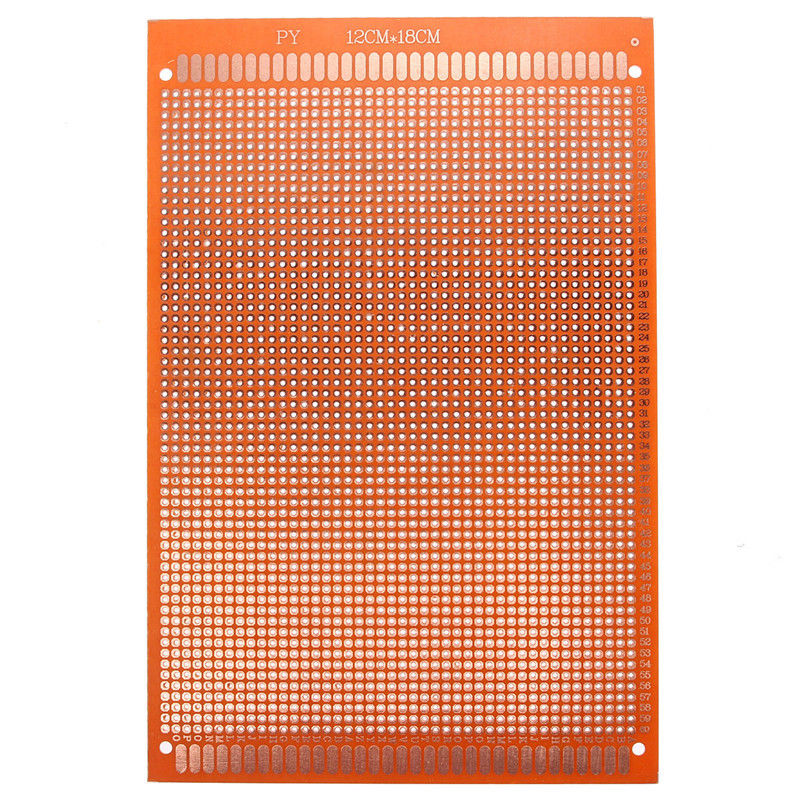 Baquelita perforada una cara 12X18cm