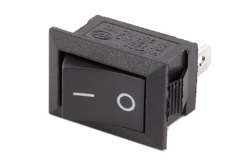 Switch On/Off 3A Negro